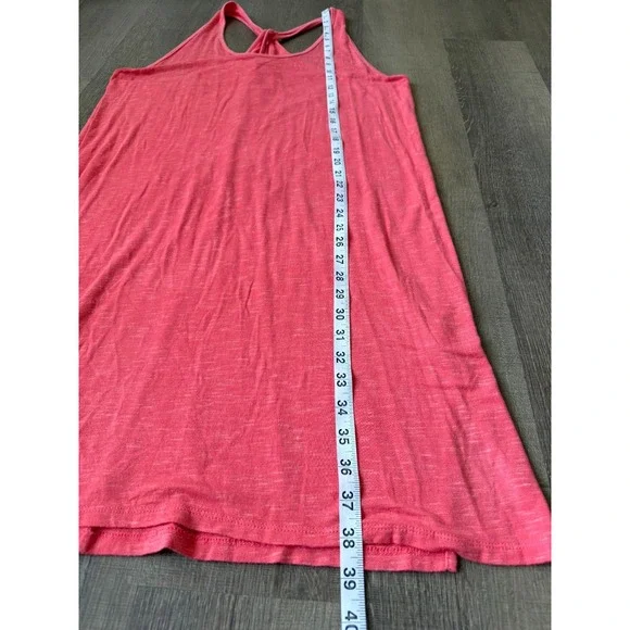 Anthropologie Saturday Sunday Coral Tank Midi Dress Racerback Casual Travel Sz M - Picture 10 of 10